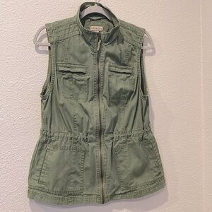 Vintage Zip-up vest‎